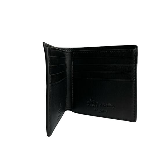 Coach Disney Mickey Mouse X Keith Haring Double Billfold Wallet NWOT - Picture 7 of 7